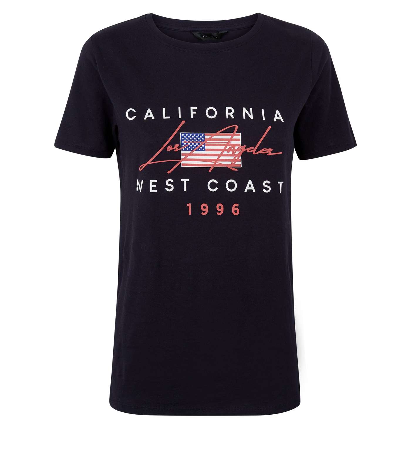 Black California West Coat Print T-Shirt Image 4