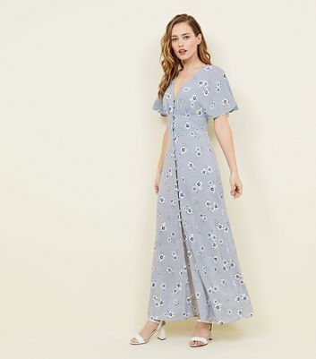 new look blue summer dress