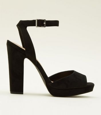 peep toe sandals new look