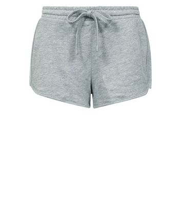 grey runner shorts