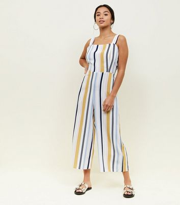white tie back jumpsuit