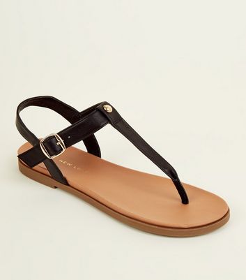 new look footbed sandals