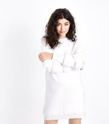 white longline jumper