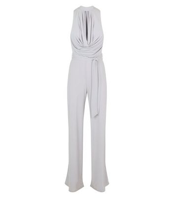 new look silver jumpsuit