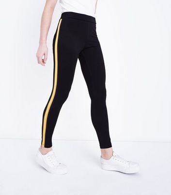 new look stripe leggings