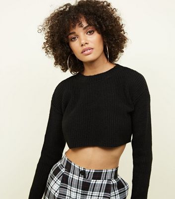 cropped black jumpers