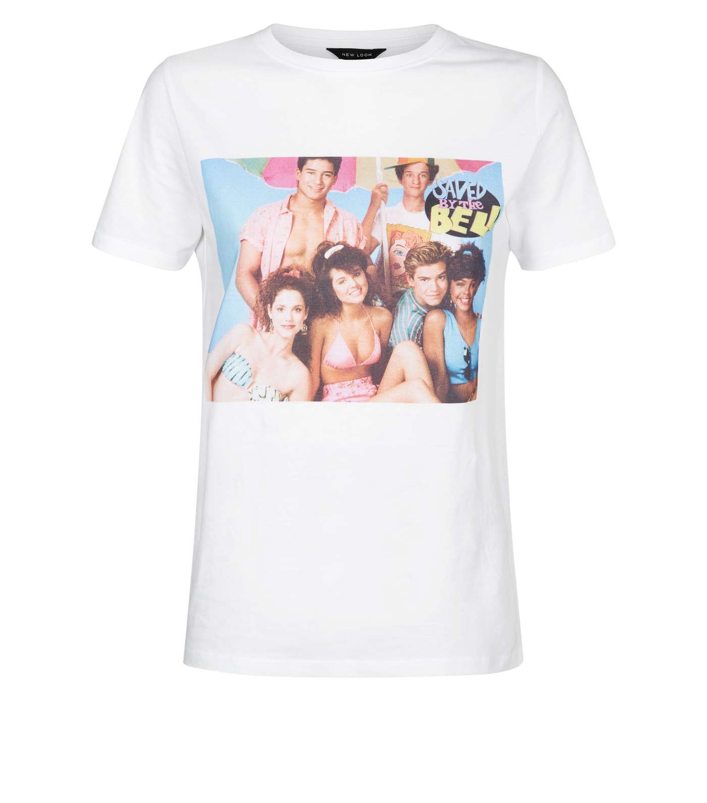 White Saved By The Bell Cast T-Shirt Image 4