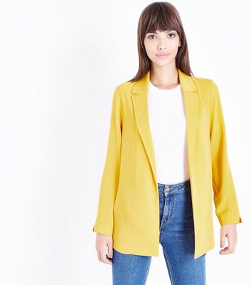 new look yellow coat