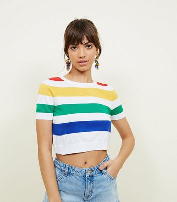 new look rainbow t shirt