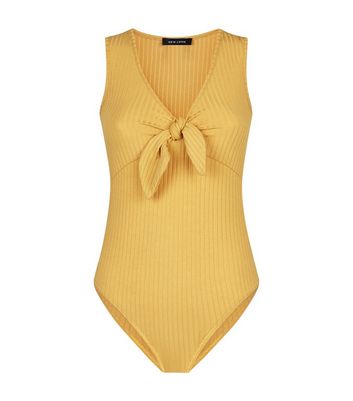 new look yellow bodysuit