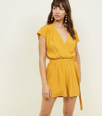 yellow playsuits