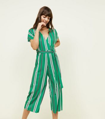 new look green jumpsuit