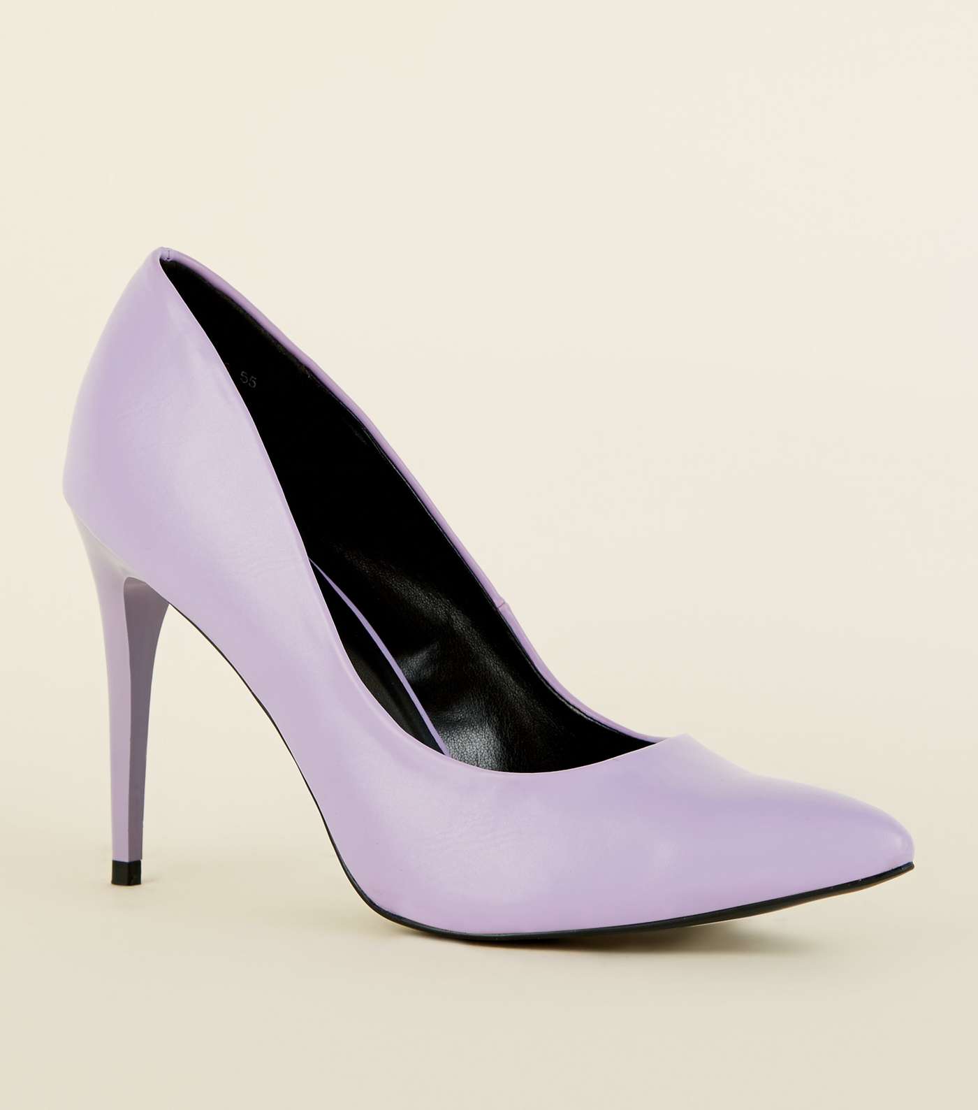 Lilac Pointed Court Shoes