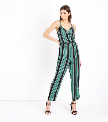 cameo rose stripe jumpsuit