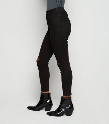 Black skinny jeans short leg best sale