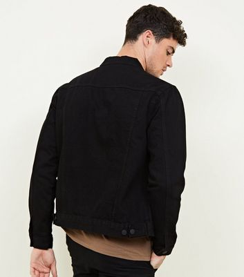 Men's Black Denim Jacket New Look shop for Men's Black Denim Jacket New Look at Shopo