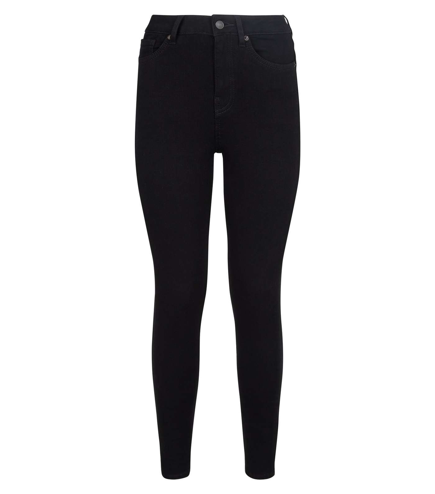Black Premium High Rise 'Lift & Shape' Jeans Image 4