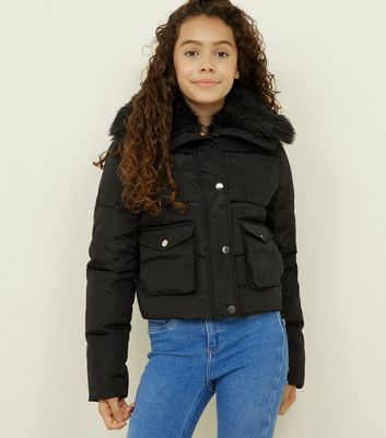 puffer short coat