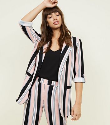 pink stripe jacket