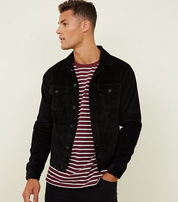 black corduroy men's jacket