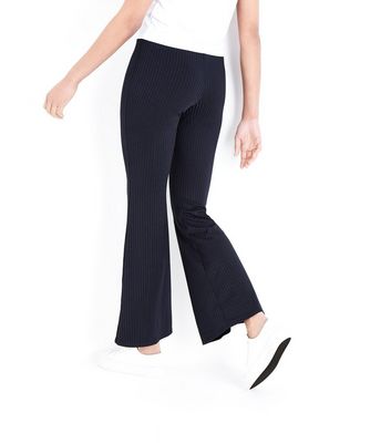 new look flared trousers