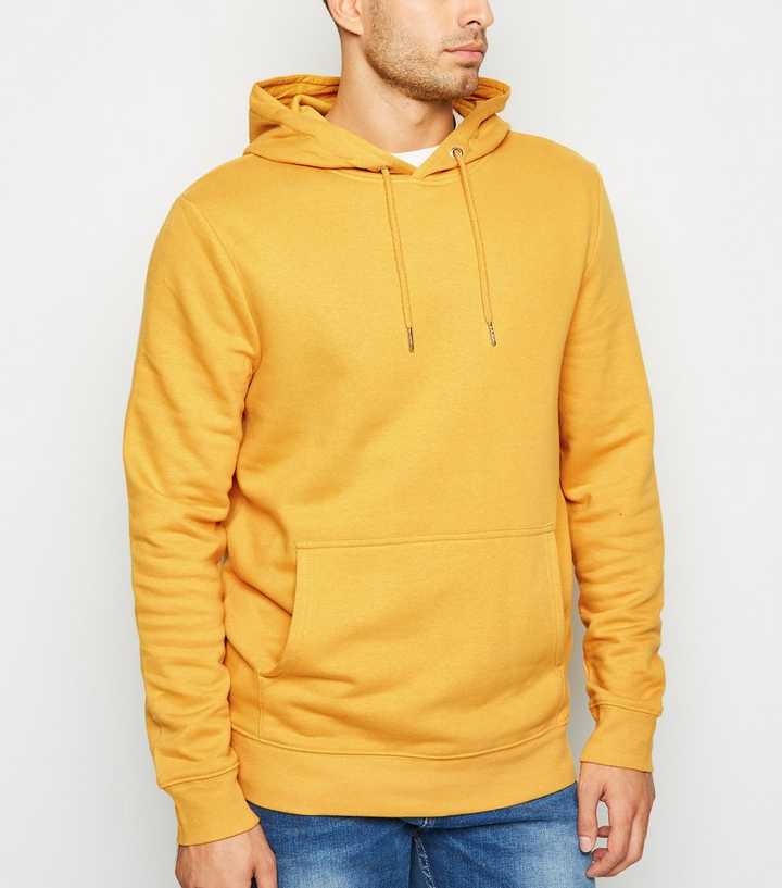 Yellow Pocket Front Hoodie