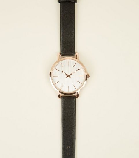 Black Stripe Dial Watch