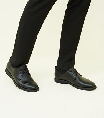Black Derby Shoes | New Look
