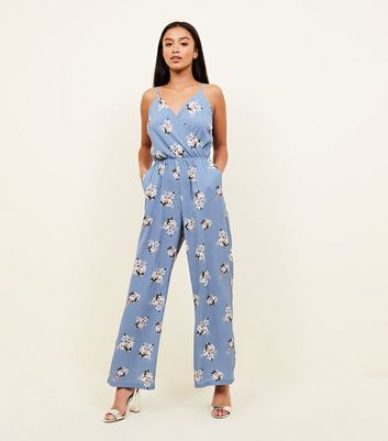 petite floral jumpsuit