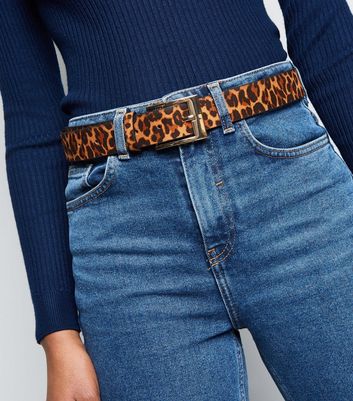 new look leopard print jeans