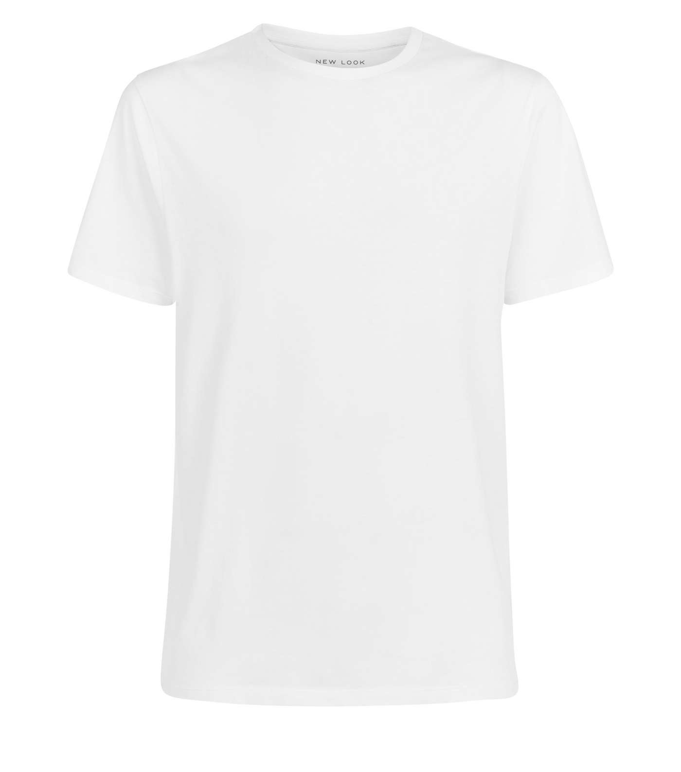 Off White Crew Neck T-Shirt Image 4