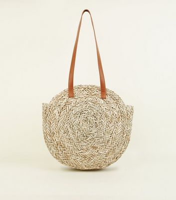 wicker bag new look