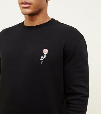 black rose sweatshirt