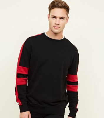 new look black sweatshirt