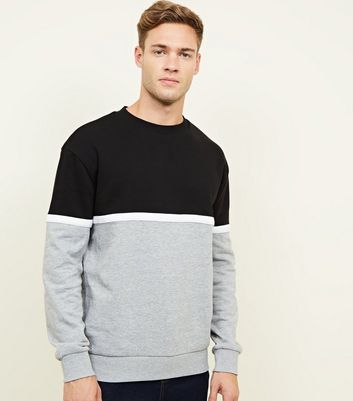 colour block sweatshirt mens