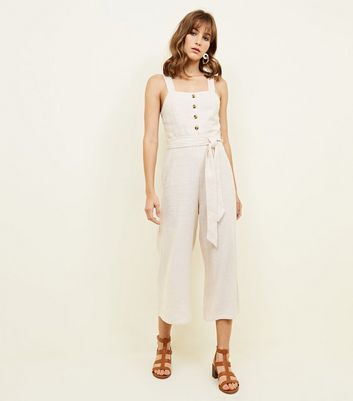 new look linen look jumpsuit