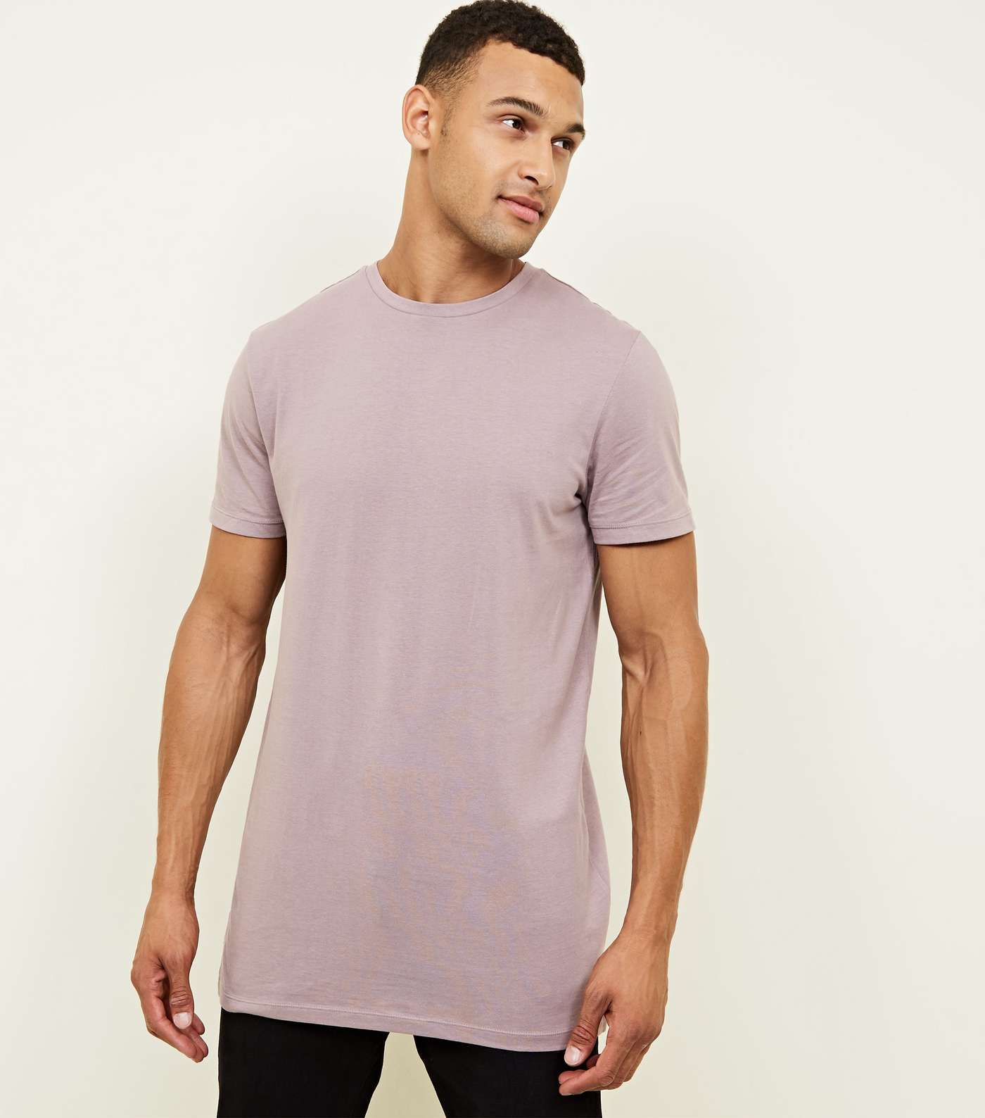 Light Purple Longline T-Shirt