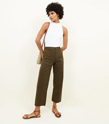 new look khaki jeans