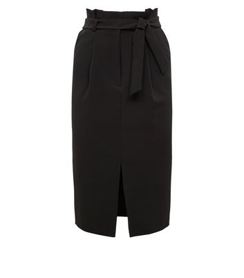 black pencil skirt tie