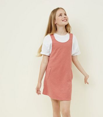 pink pinafore dress girls