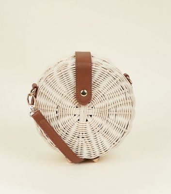 wicker bag new look