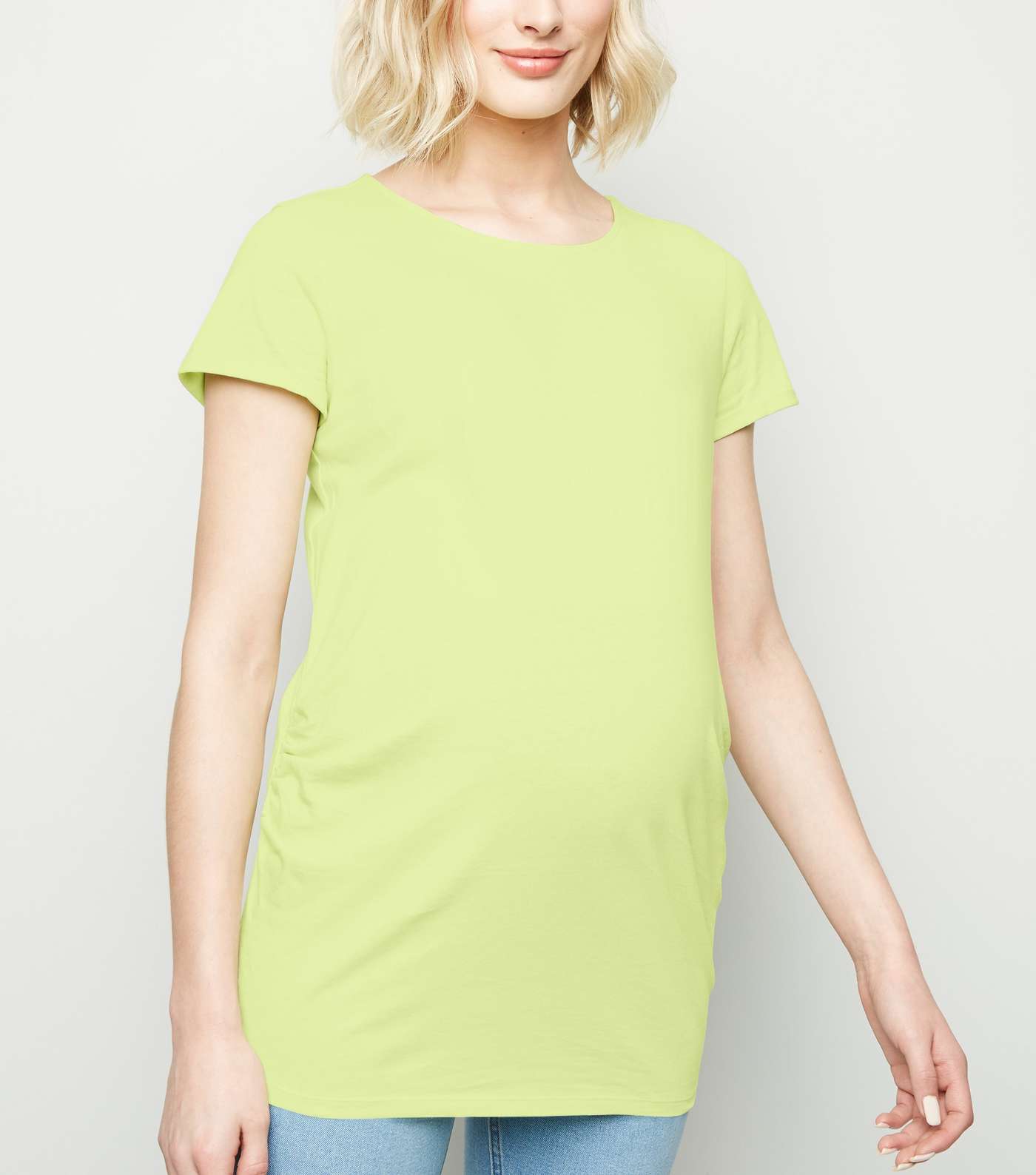 Maternity Light Green Short Sleeve T-Shirt