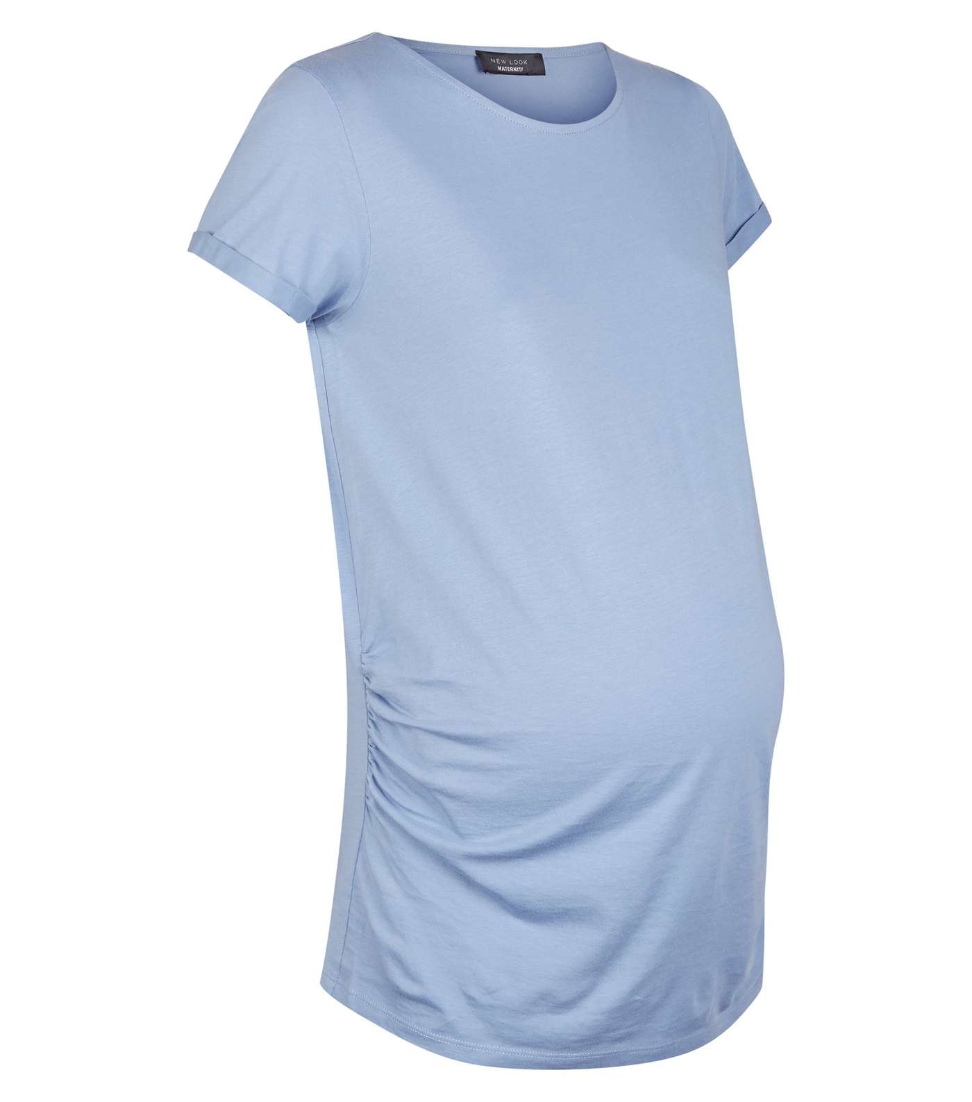 Maternity Blue Short Sleeve T-Shirt Image 4