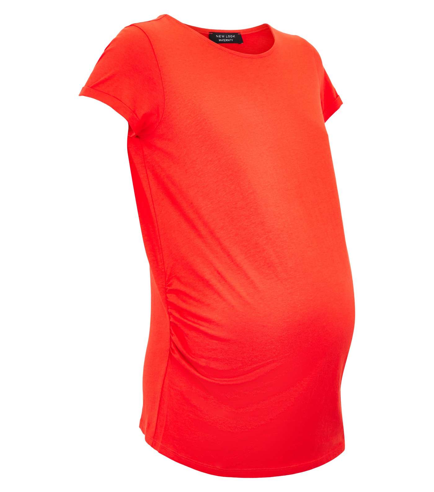 Maternity Red Short Sleeve T-Shirt Image 4