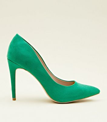 new look green heels