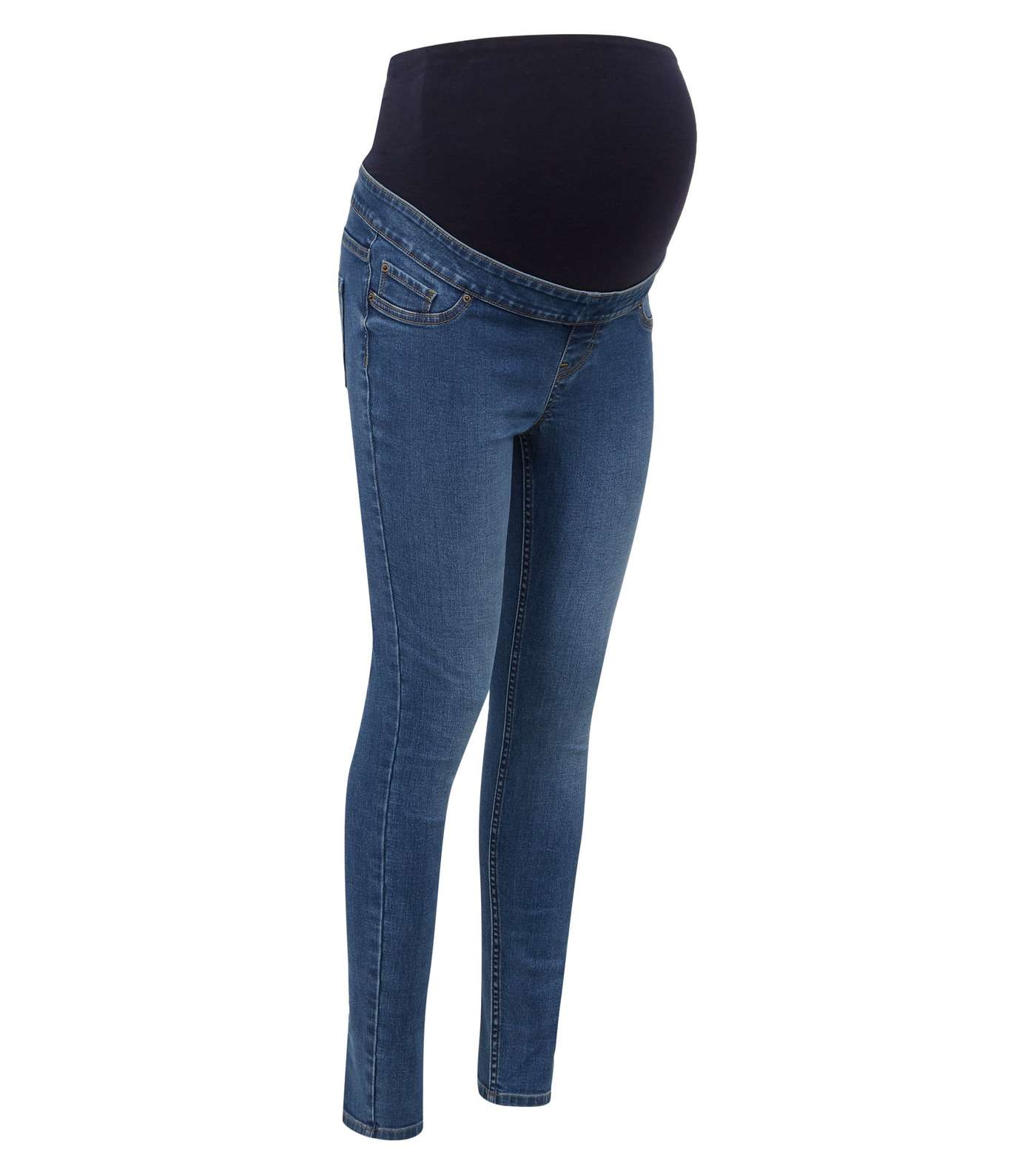 Maternity Blue Over Bump Jeggings  Image 4