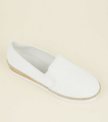 new look white espadrilles