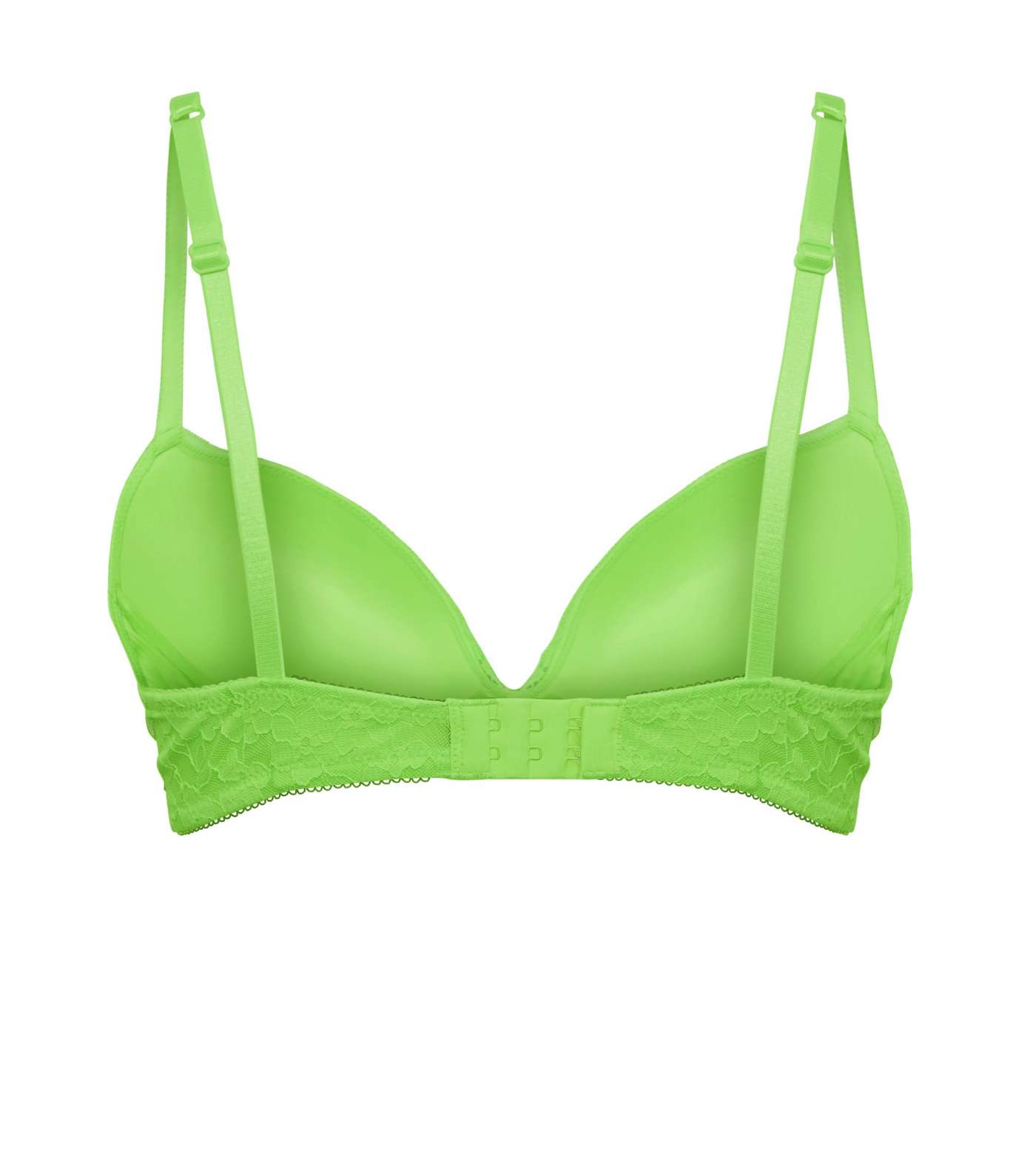 Green Neon Lace Push-Up Bra  Image 5
