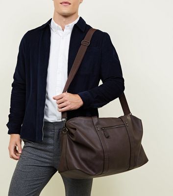 leather look holdall