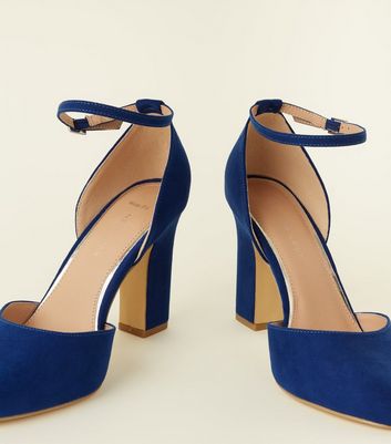 bright block heels